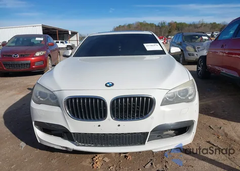 2014 BMW 750I xDrive from USA, damaged, VIN WBAYB6C58ED224993